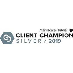  Martindale-Hubbell | Client Champion | Silver | 2019 